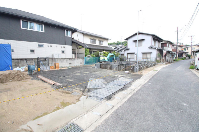 岡山県倉敷市羽島の新築 一戸建て 分譲住宅の外観写真