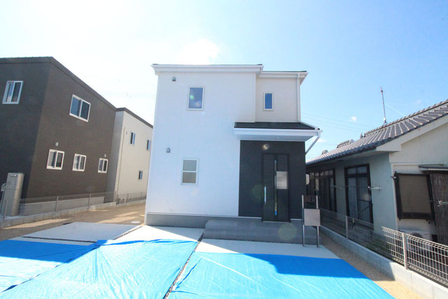 総社市井手の新築 一戸建て 分譲住宅の外観写真