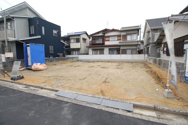 倉敷市上東の新築 一戸建て 分譲住宅の外観写真