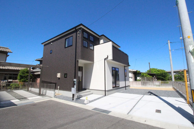 玉野市田井の新築 一戸建て 分譲住宅の外観写真