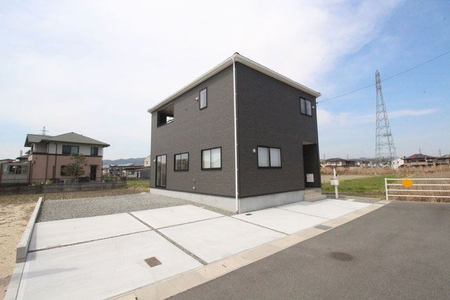 倉敷市玉島阿賀崎の新築 一戸建て 分譲住宅の外観写真
