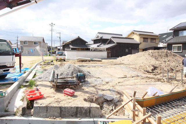 岡山県倉敷市上東の新築 一戸建て 分譲住宅の外観写真