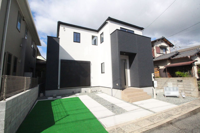 倉敷市西阿知町の新築 一戸建て 分譲住宅の外観写真