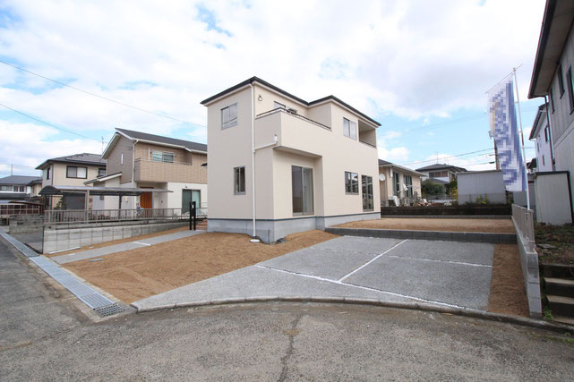 岡山県赤磐市桜が丘西4丁目の新築 一戸建て 分譲住宅の外観写真