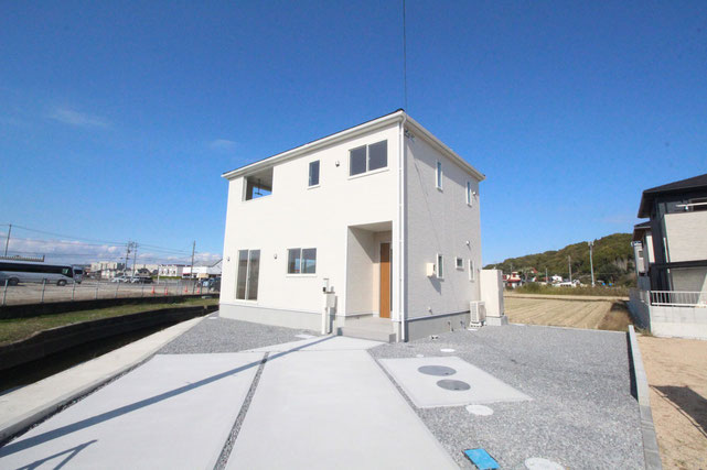 瀬戸内市邑久町山田庄の新築 一戸建て 分譲住宅の外観写真