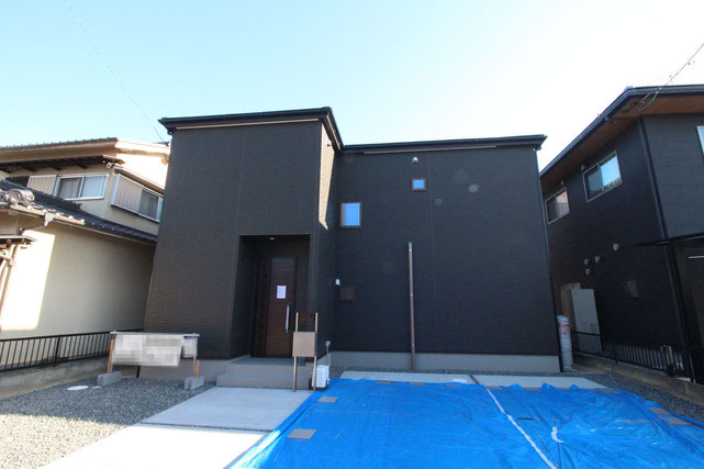 倉敷市中庄の新築 一戸建て 分譲住宅の外観写真