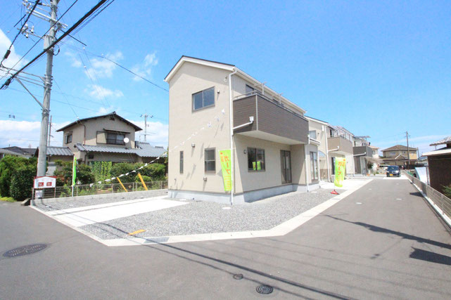 岡山県岡山市東区広谷の新築 一戸建て 分譲住宅の外観写真