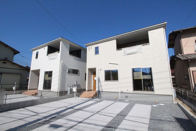 岡山市東区南古都の新築 一戸建て 分譲住宅の外観写真