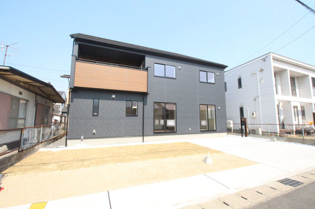 岡山市南区藤田の新築 一戸建て 分譲住宅の外観写真