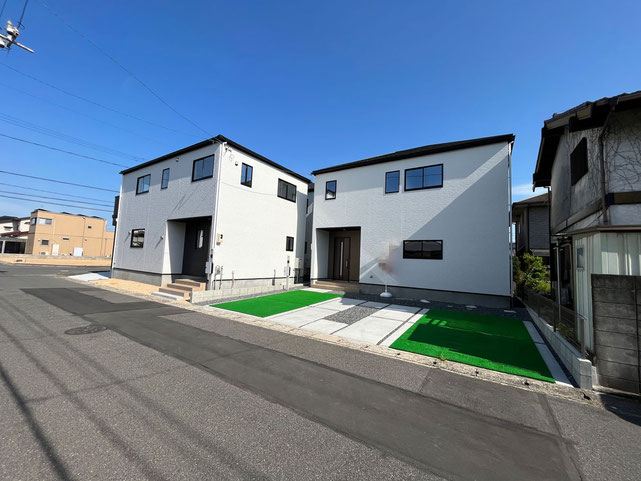 岡山市南区東畦の新築 一戸建て 分譲住宅の外観写真