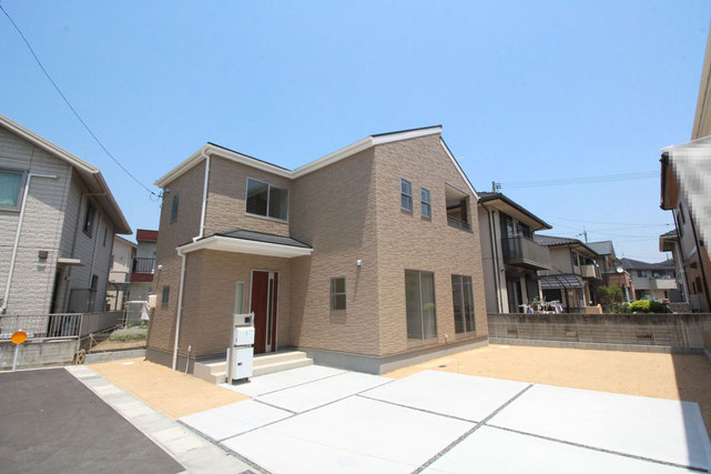 倉敷市西阿知町西原の新築 一戸建て 分譲住宅の外観写真