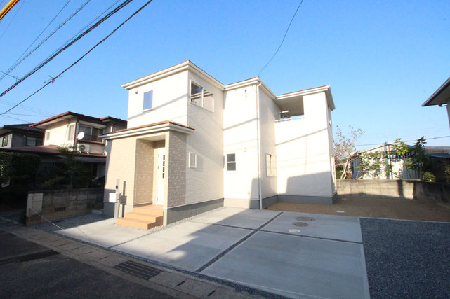 倉敷市北浜町の新築 一戸建て 分譲住宅の外観写真