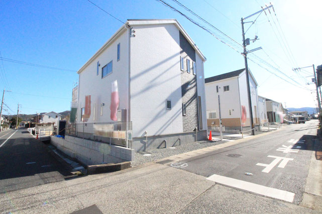 岡山県倉敷市北畝の新築 一戸建て 分譲住宅の外観写真