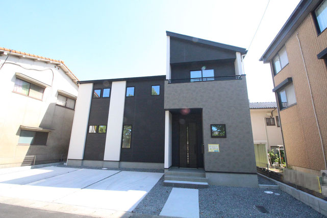 倉敷市水江の新築 一戸建て 分譲住宅の外観写真