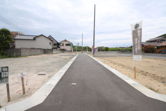 岡山県倉敷市児島味野の新築 一戸建て 分譲住宅の外観写真