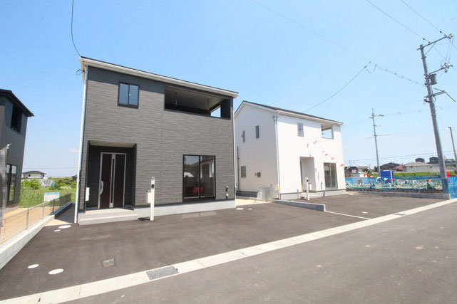 倉敷市玉島乙島の新築 一戸建て 分譲住宅の外観写真