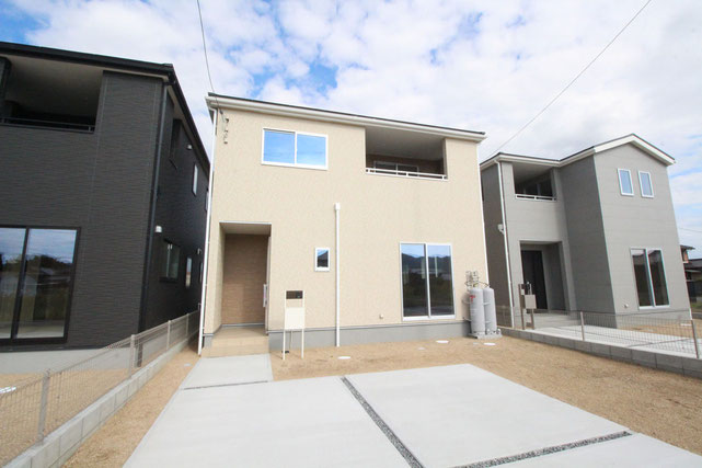 瀬戸内市邑久町豊原の新築 一戸建て 分譲住宅の外観写真