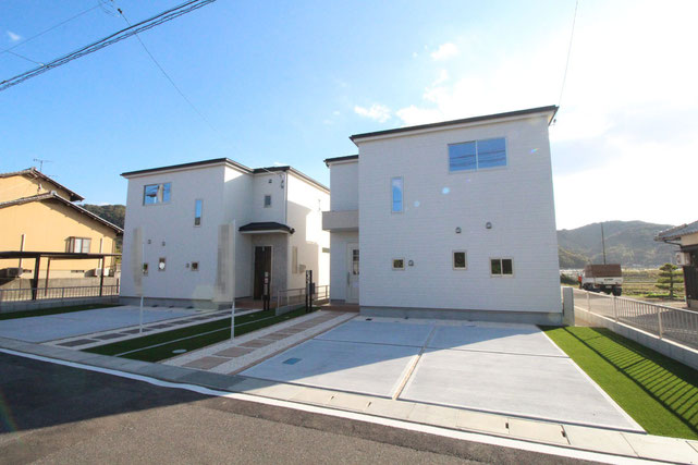 瀬戸内市邑久町北島の新築 一戸建て 分譲住宅の外観写真