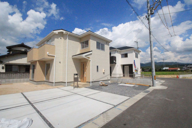 岡山県瀬戸内市長船町福里の新築 一戸建て 分譲住宅の外観写真