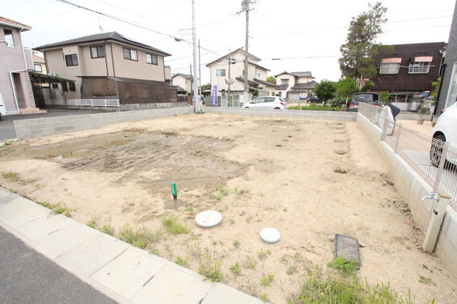 岡山県倉敷市連島町鶴新田の新築 一戸建て 分譲住宅の外観写真