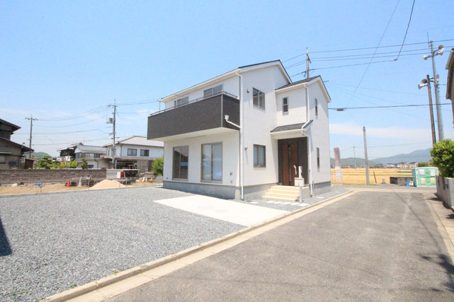 岡山県瀬戸内市長船町福岡の新築 一戸建て 分譲住宅の外観写真