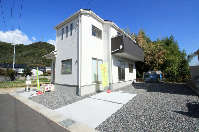 岡山県倉敷市連島町矢柄の新築 一戸建て 分譲住宅の外観写真