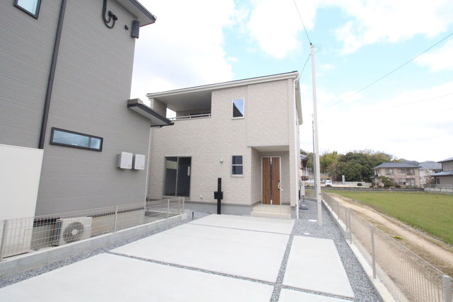 総社市小寺の新築 一戸建て 分譲住宅の外観写真