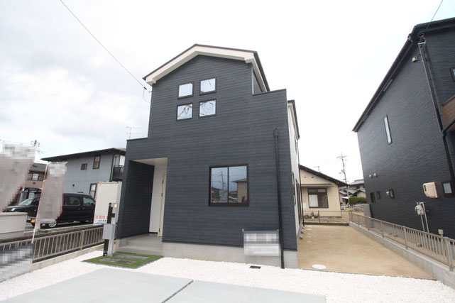 倉敷市西阿知町西原の新築 一戸建て 分譲住宅の外観写真