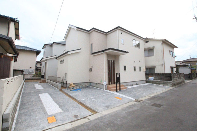 岡山県岡山市中区江並の新築 一戸建て 分譲住宅の外観写真