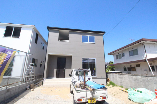 倉敷市水江の新築 一戸建て 分譲住宅の外観写真
