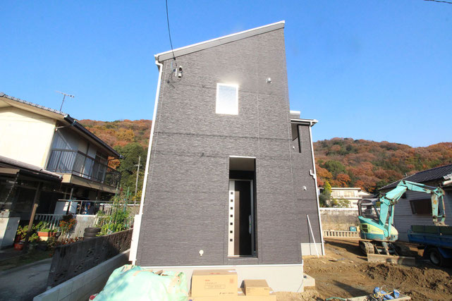 岡山県倉敷市福田町浦田の新築 一戸建て 分譲住宅の外観写真