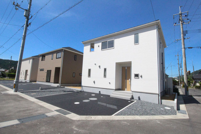 岡山市北区牟佐の新築 一戸建て 分譲住宅の外観写真