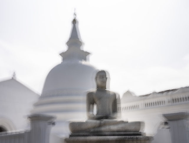 Tempel in Galle als Farb-Photographie