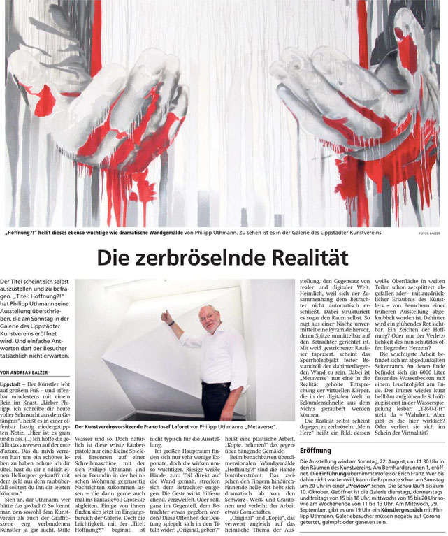 aus: Der Patriot 19.08.2021