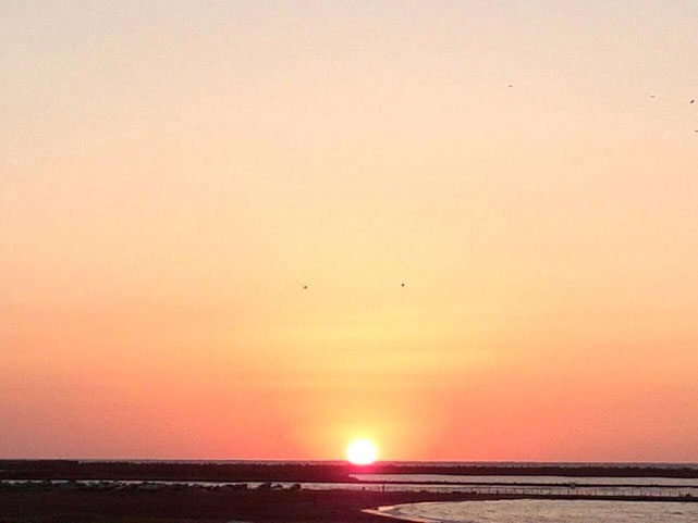 新潟県柏崎市,日本海の夕陽