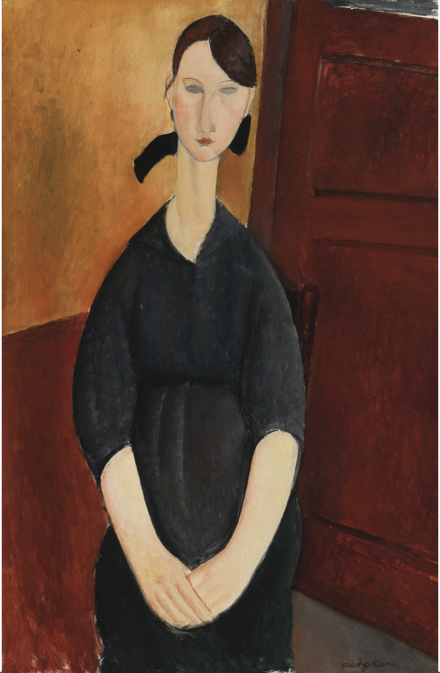 アメデオ・モディリアーニ『ポーレット・ジュルダンの肖像』,1919年