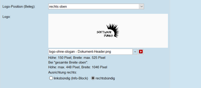 Logo hochgeladen