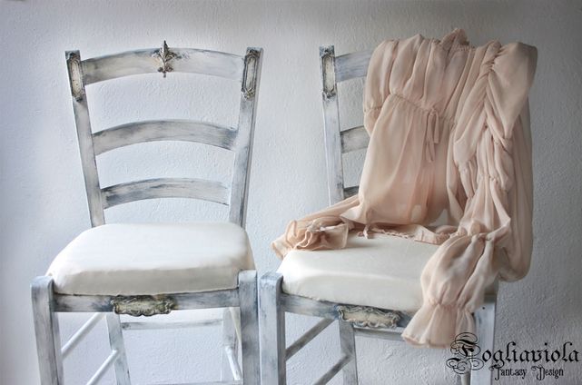 sedie stile shabby chic