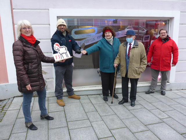 Obfrau Beate Raabe-Schasching, Str. Florian Steinwendtner, Hannelore und Friedrich Ucik, Gerhard Hackl