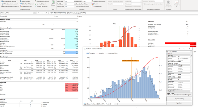 Was ist eine Monte-Carlo Simulation? MC FLO Excel