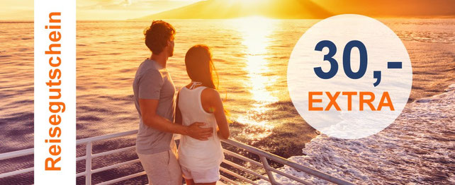 Reisegutschein im Wert von 30 Euro