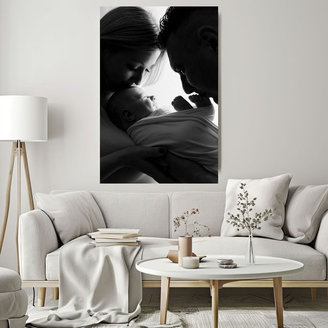 babyshoot op canvas