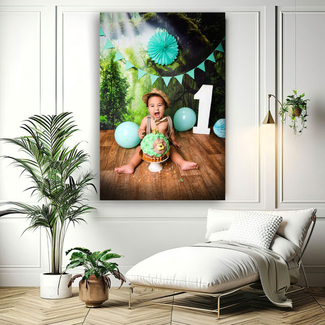 cake smash op canvas