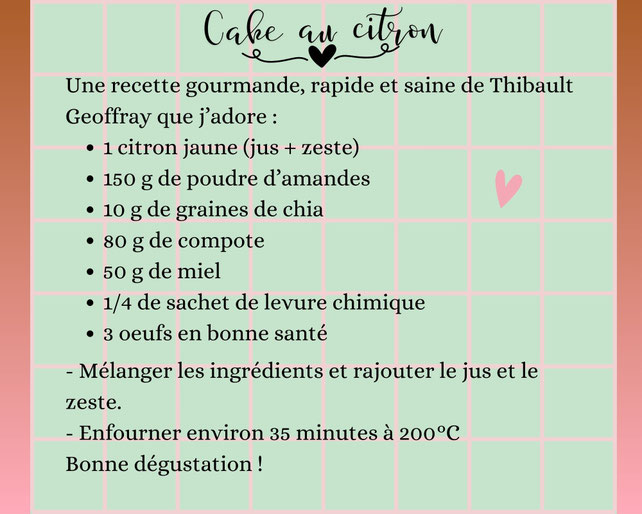 cake citron healthy