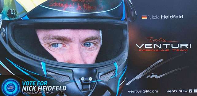 Autograph Nick Heidfeld Autogramm