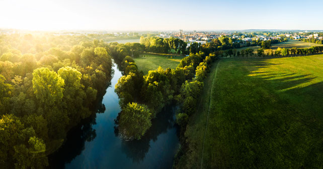 Flussdreieck zwischen Rednitz, Pegnitz und Regnitz