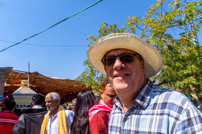 Peter at the 2020 Amartithi celebrations at Upper Meherabad, India