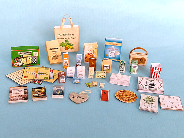 Miniatur-Verpackungen basteln