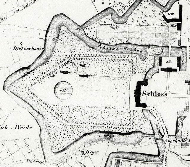 Ausschnitt aus Manger-Stadtplan von 1839 - 6222.284.15