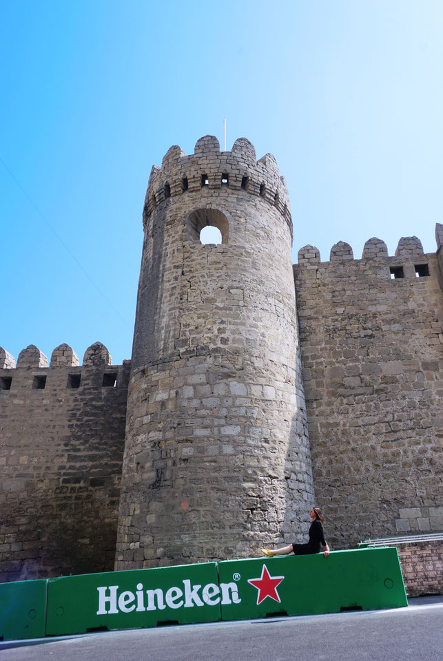 Walls of the old center of Baku